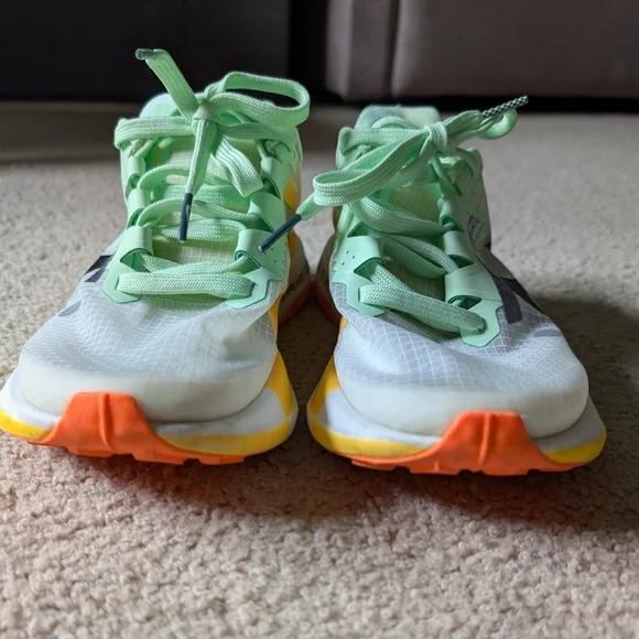 Nike ZoomX Ultrafly Trail Summit White Vapor Green Size 7.5 Women's - Picture 7 of 12
